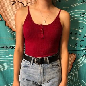 Women’s Large Harlow Red Bodysuit